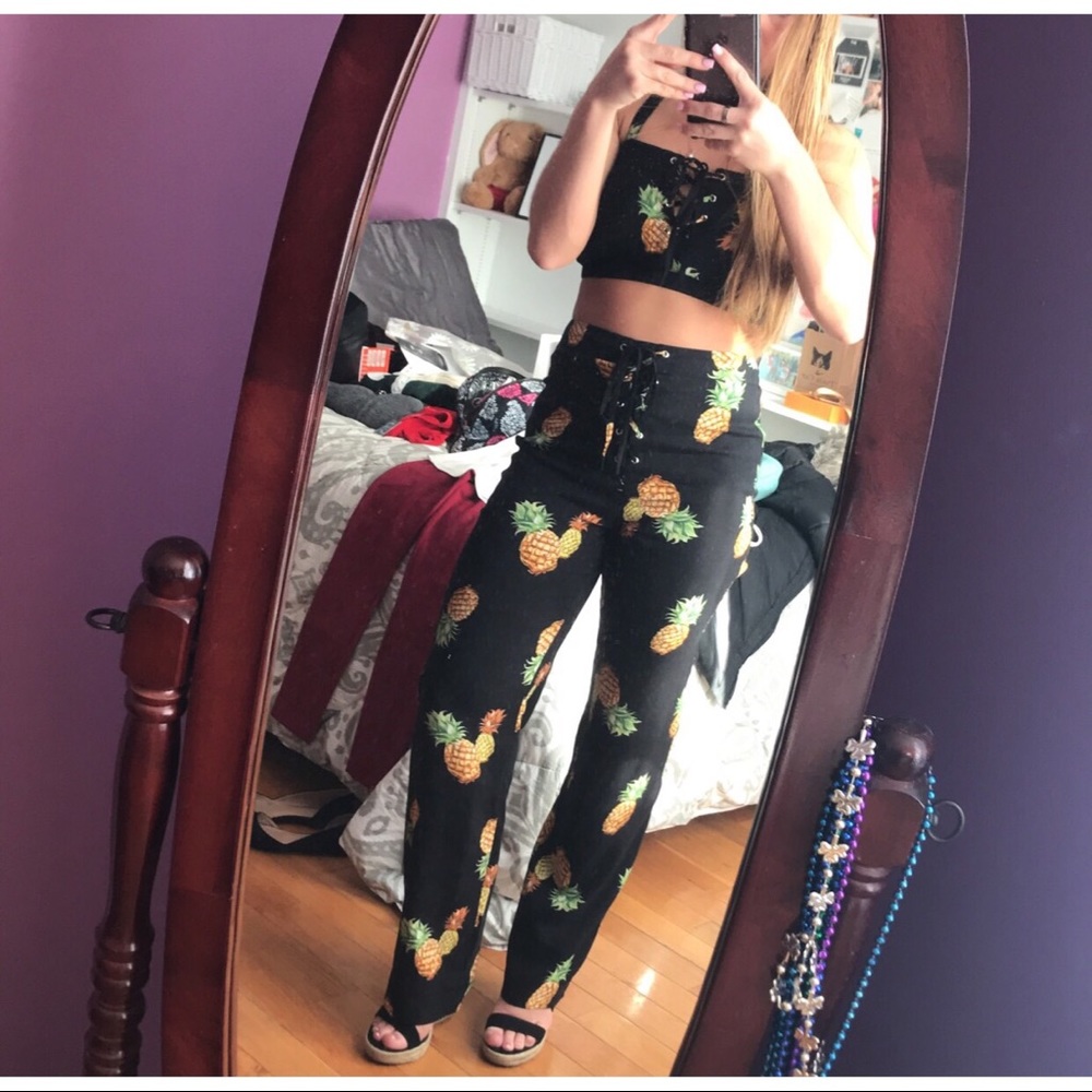 Wild Honey Black and Yellow Jumpsuit with Vibrant Design